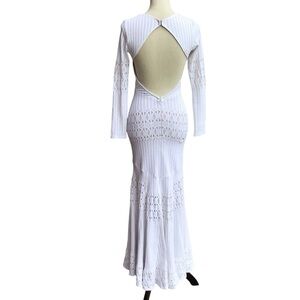 Sky White Maxi Dress